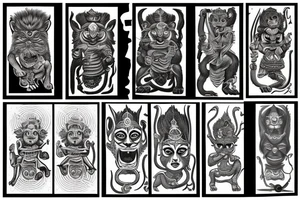 Narsimha tattoo idea