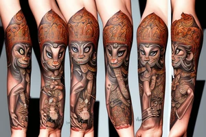 Narsimha tattoo idea