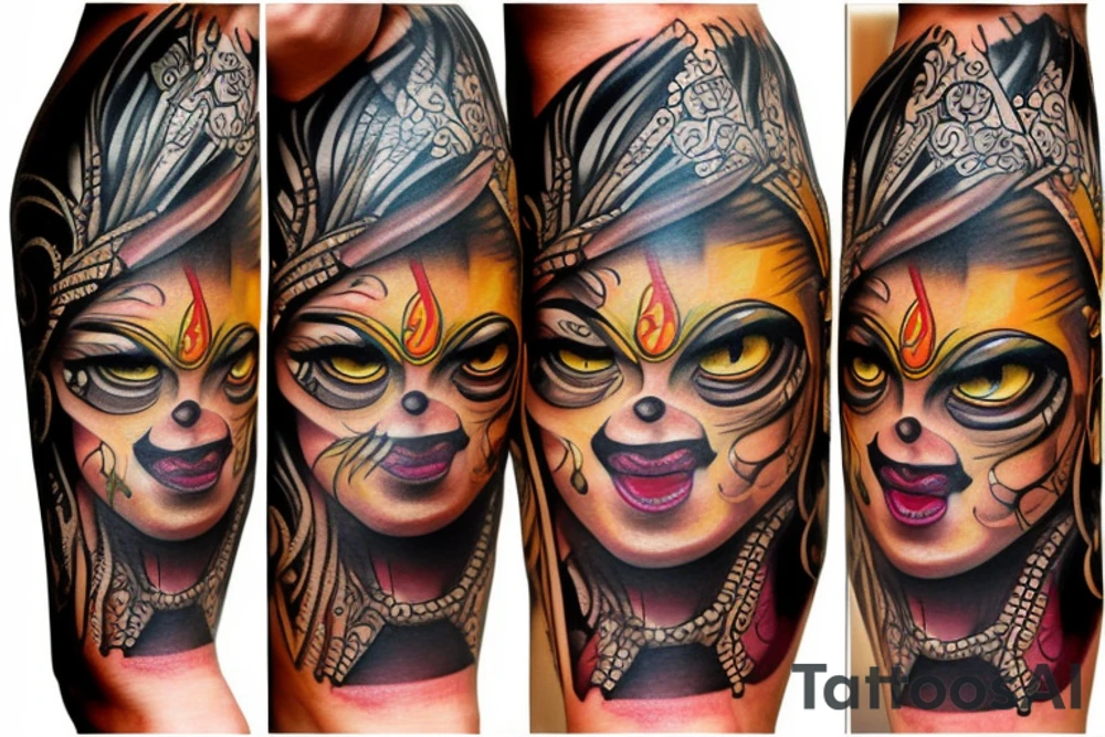 Narsimha tattoo idea
