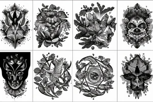 God's, nature and man tattoo idea