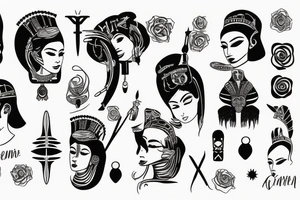 cleopatra tattoo idea