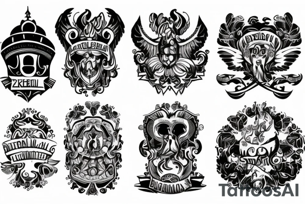 Mogilev town hall tattoo idea