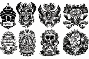 Mogilev town hall tattoo idea