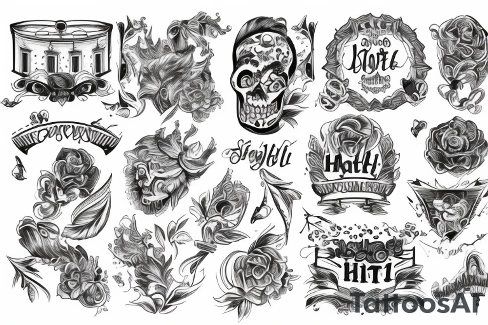 Mogilev town hall tattoo idea