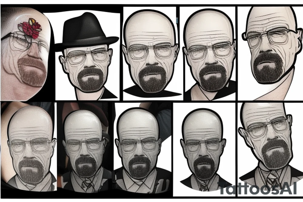 heisenberg and walter white tattoo idea
