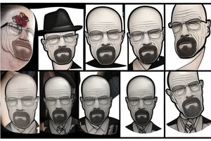 heisenberg and walter white tattoo idea