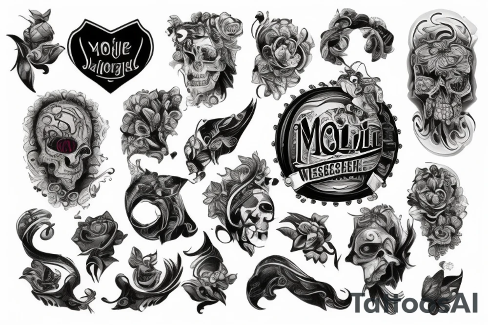 Mogilev city tattoo idea