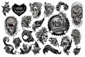 Mogilev city tattoo idea