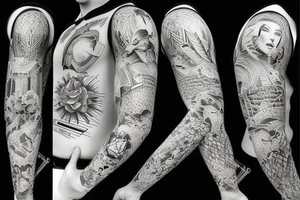Mogilev city tattoo idea