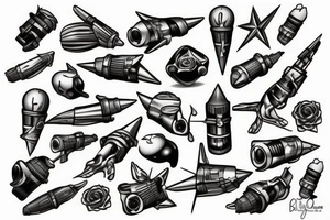 bullet tattoo idea