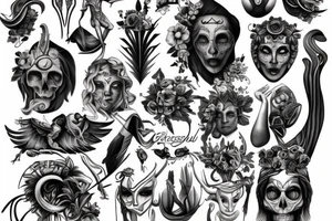 Grecję mythology tattoo idea