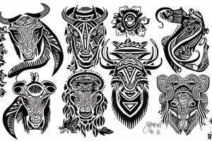 taurus tattoo idea