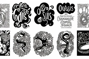oasis's song champagne supernova tattoo idea