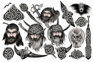 Norse viking tattoo idea