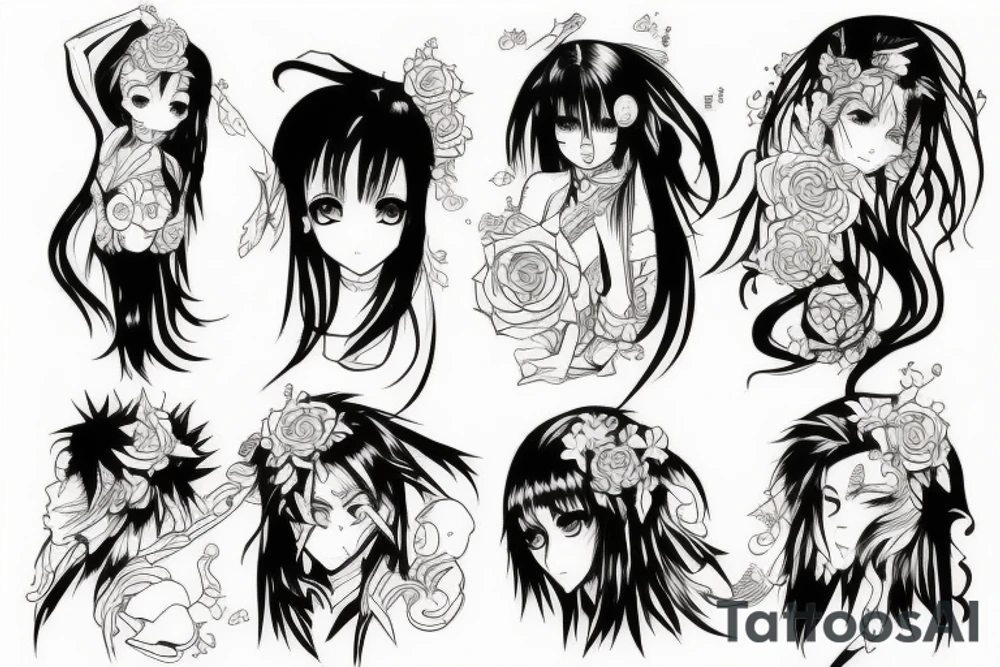 anime tattoos tattoo idea