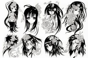 anime tattoos tattoo idea