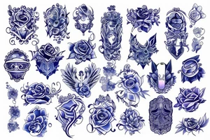 blue lock tattoos tattoo idea