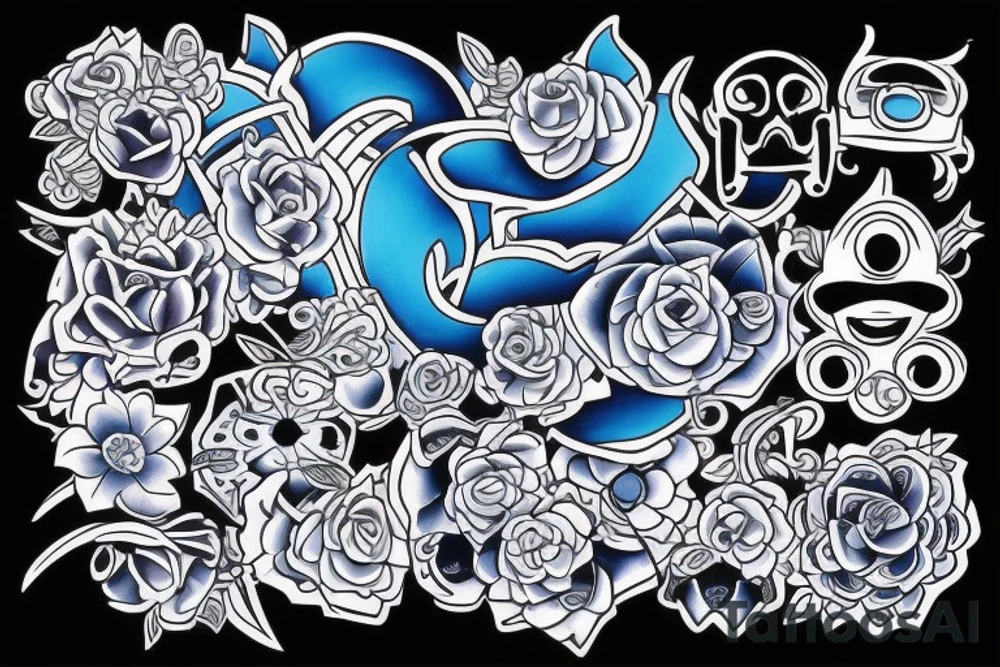 blue lock tattoos tattoo idea
