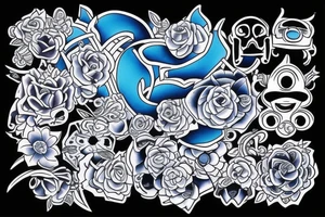 blue lock tattoos tattoo idea