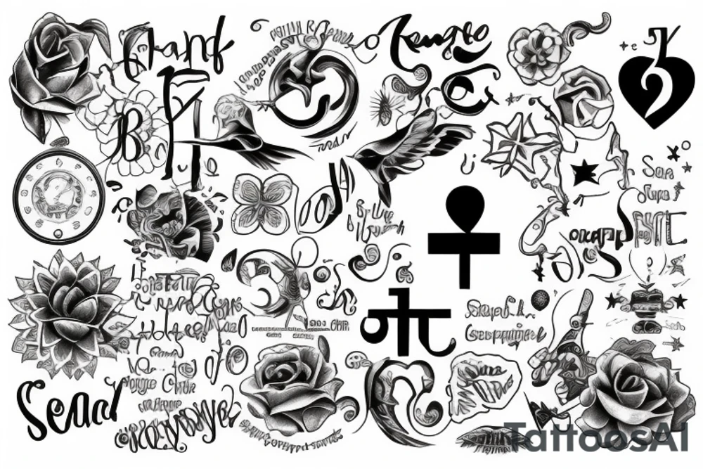 Symbolise change and restart of life tattoo idea