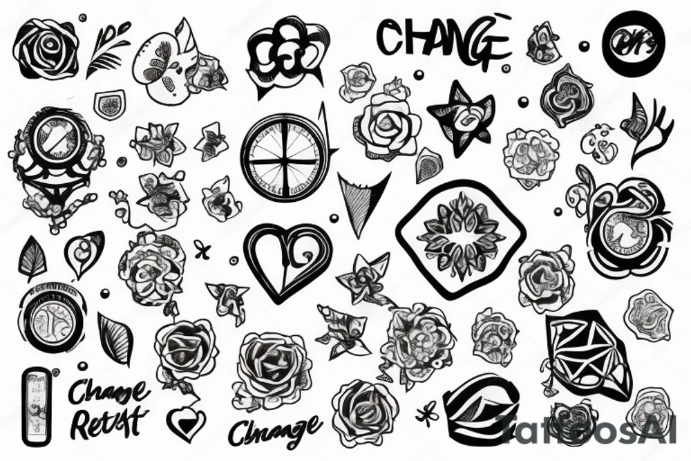 Symbolise change and restart of life tattoo idea