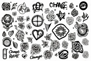 Symbolise change and restart of life tattoo idea