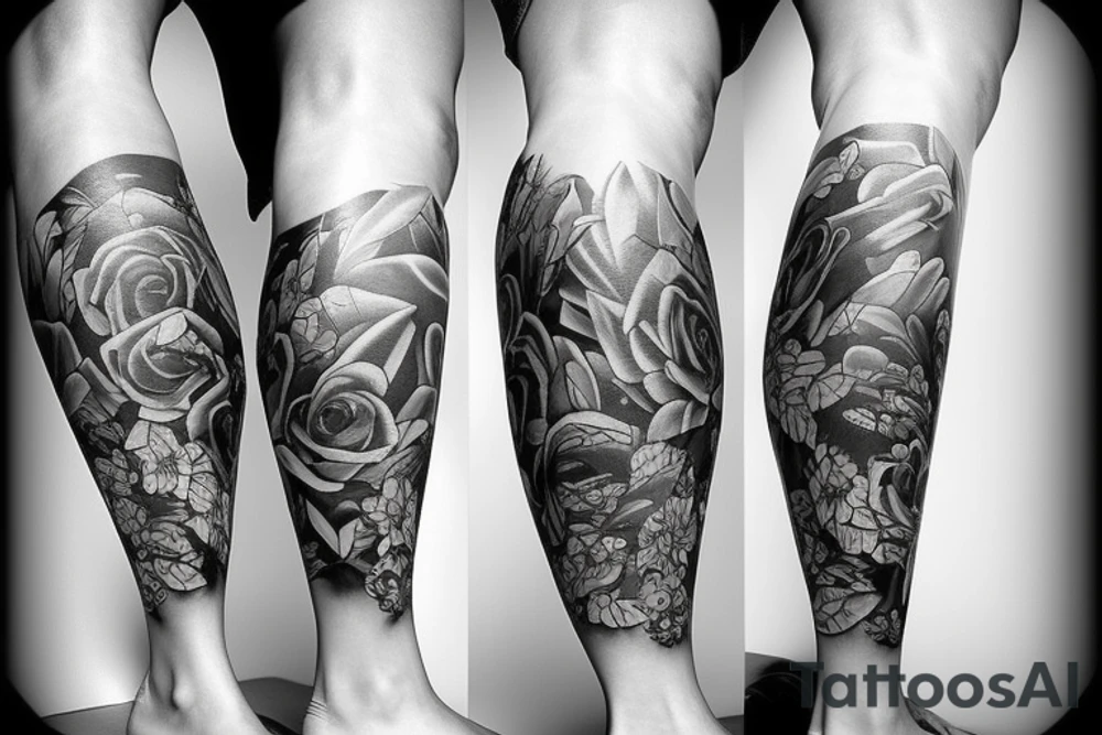 Leg tatoo about freedom tattoo idea
