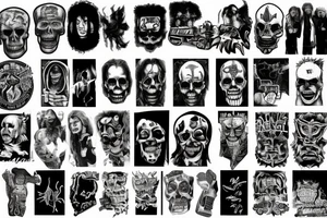 Highway to hell leading towards stairway to heaven tattoo idea