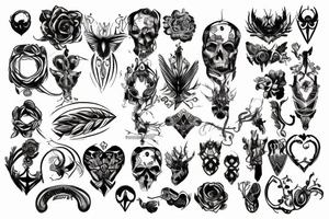 Extreme blackwork tattoo idea