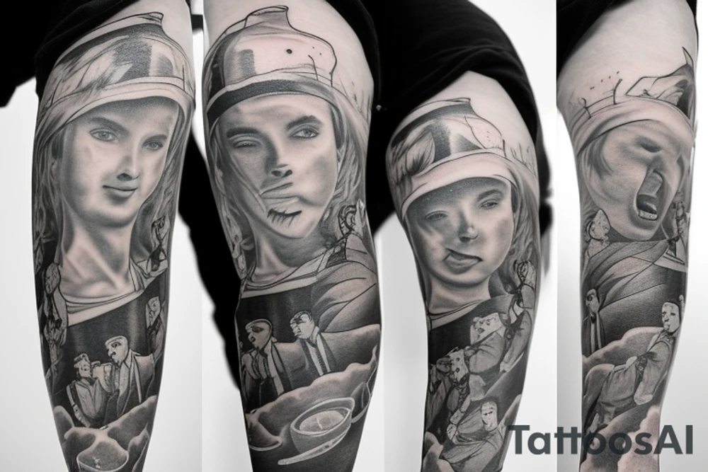 "Father and 3 sons" tattoo idea