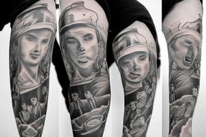 "Father and 3 sons" tattoo idea