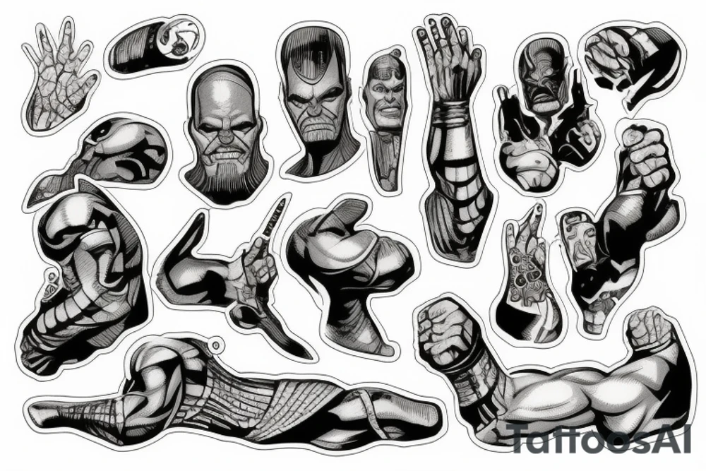 Comics Thanos tattoo idea