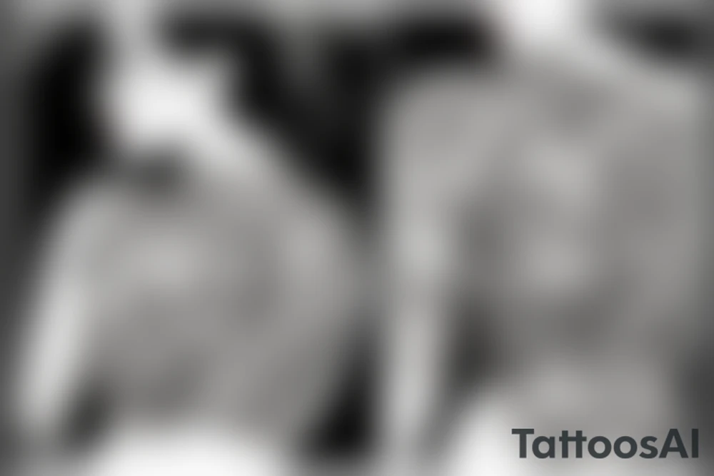 betty boob from behind with a too short rock looking sexy at the viewer tattoo idea