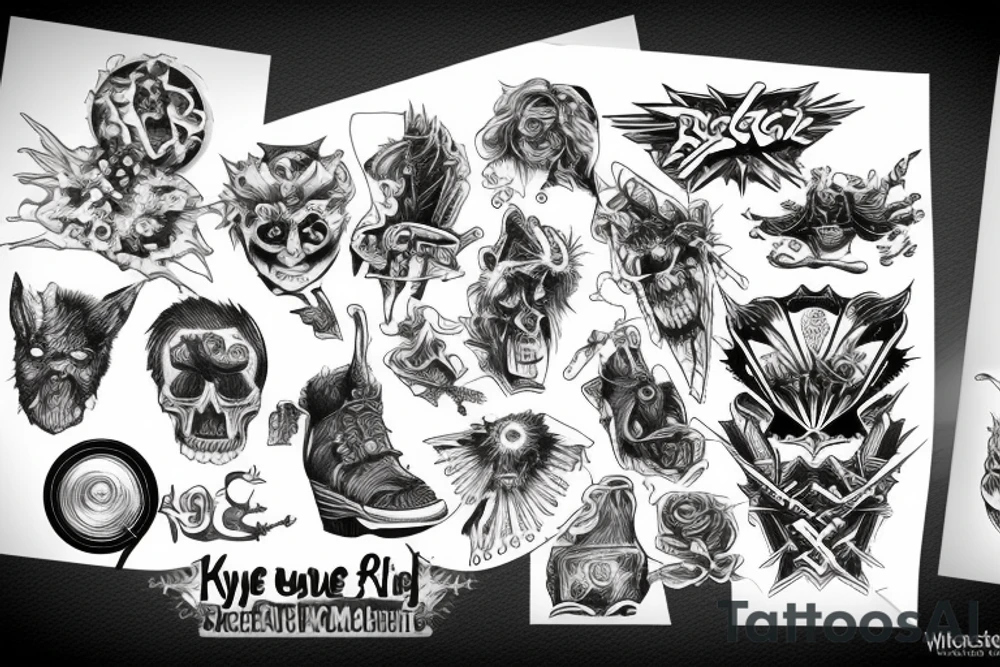 rock music, adventure, epic, 
kyle tattoo idea