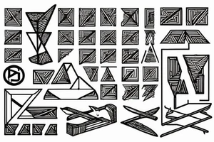 penrose triangle tattoo idea