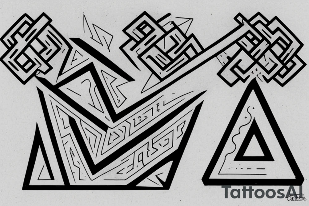 penrose triangle tattoo idea