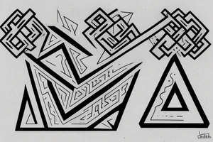 penrose triangle tattoo idea