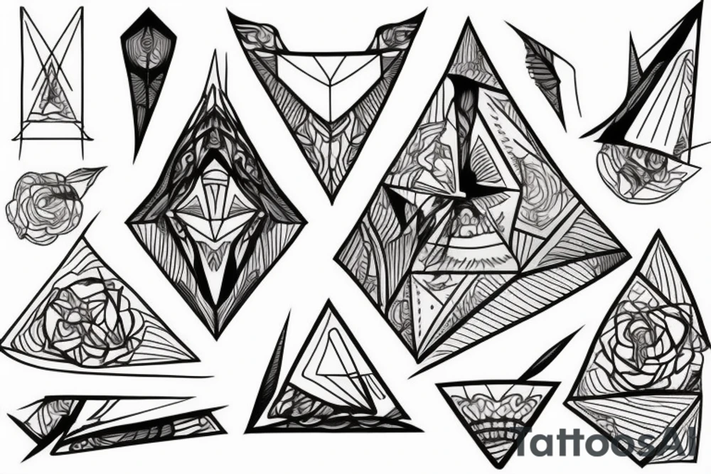 Triangle tattoo tattoo idea