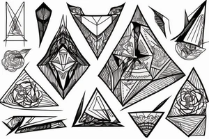 Triangle tattoo tattoo idea