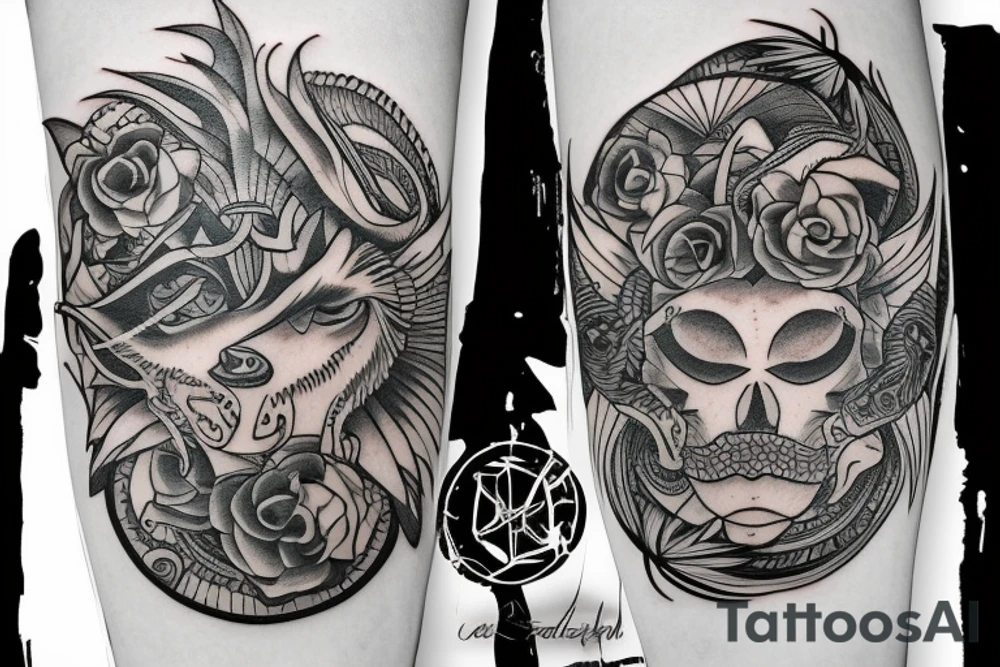 jormurgand on the forearm tattoo idea