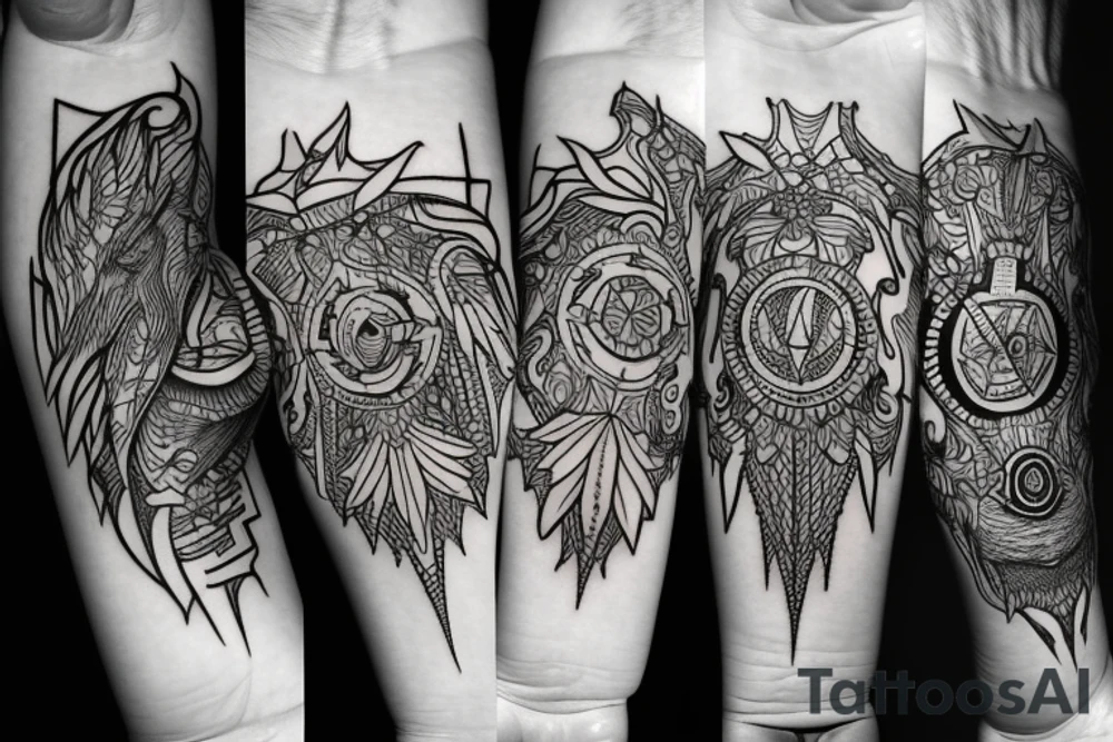 jormurgand on the forearm tattoo idea