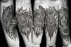 jormurgand on the forearm tattoo idea