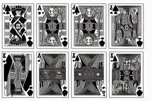 Playing card with “444” and “zeke” on it tattoo idea