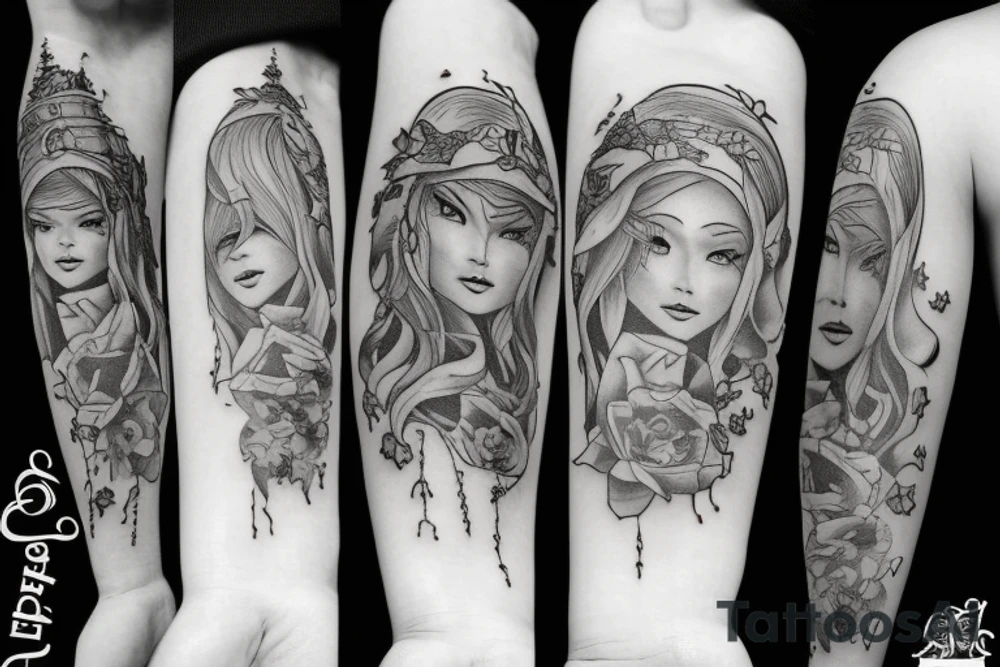 snowing tattoo idea