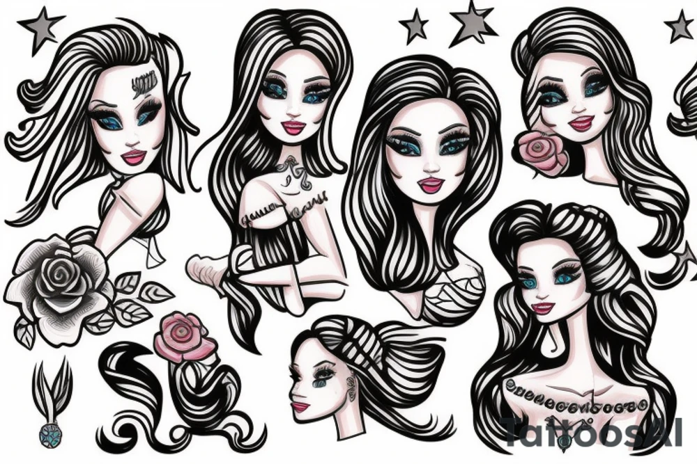 Malibu barbie tattoo idea