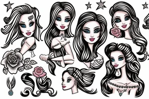 Malibu barbie tattoo idea