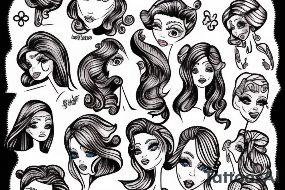 Malibu barbie tattoo idea