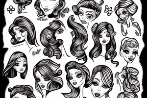 Malibu barbie tattoo idea