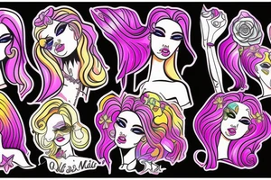 Malibu barbie tattoo idea