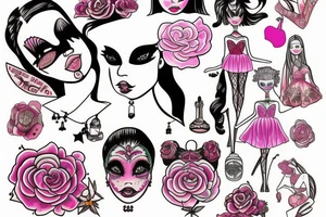 Malibu barbie tattoo idea